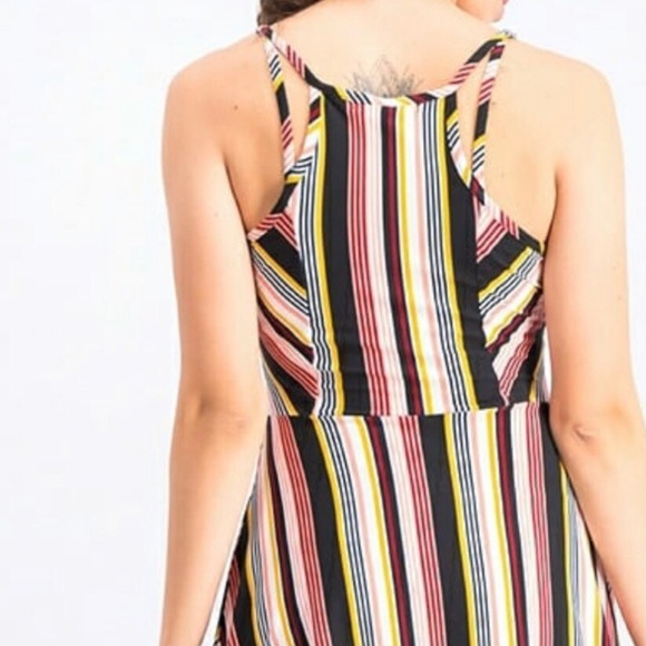 NWOT Striped Sundress by Planet Gold Sz M - Picture 3 of 8